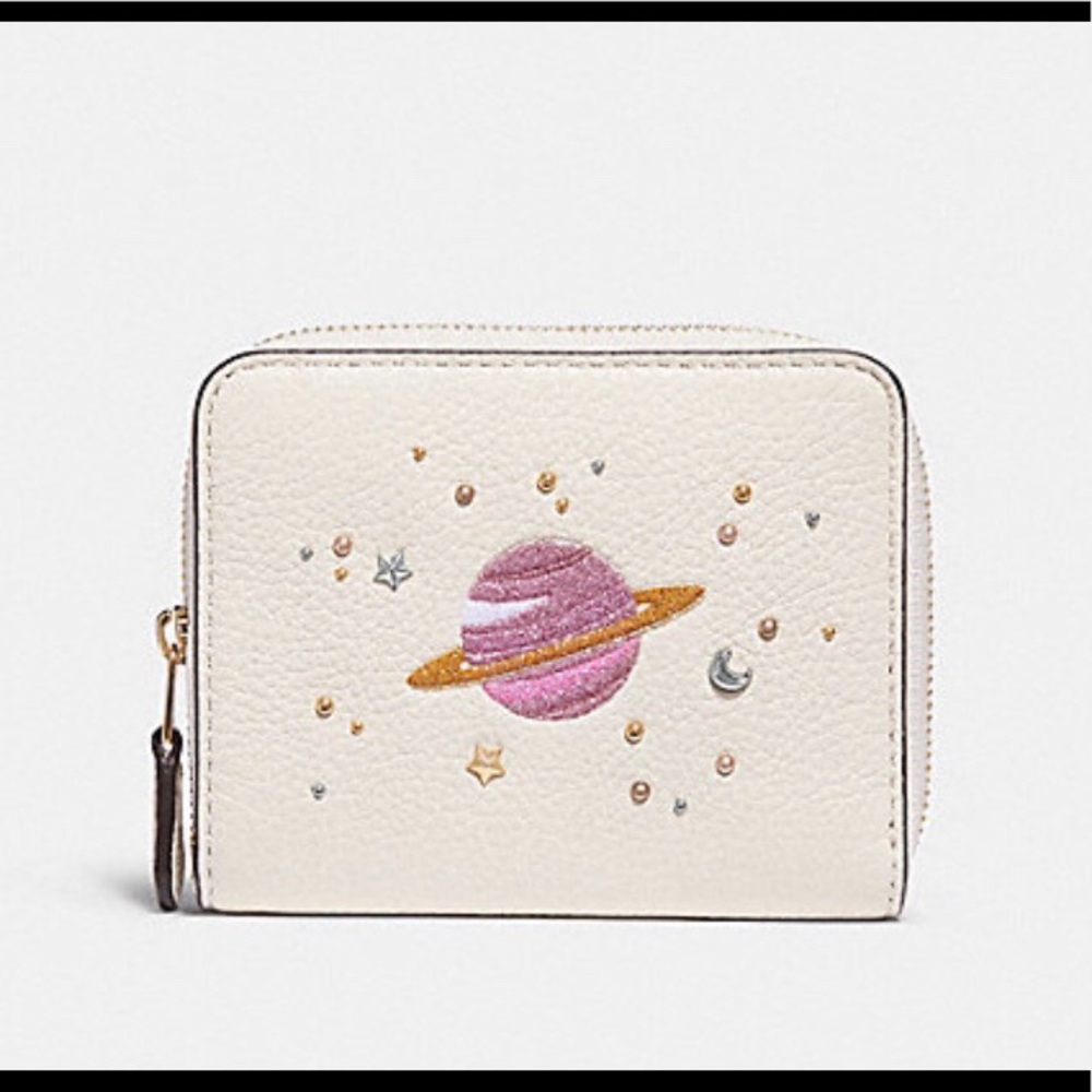 Authentic Coach x NASA zip wallet